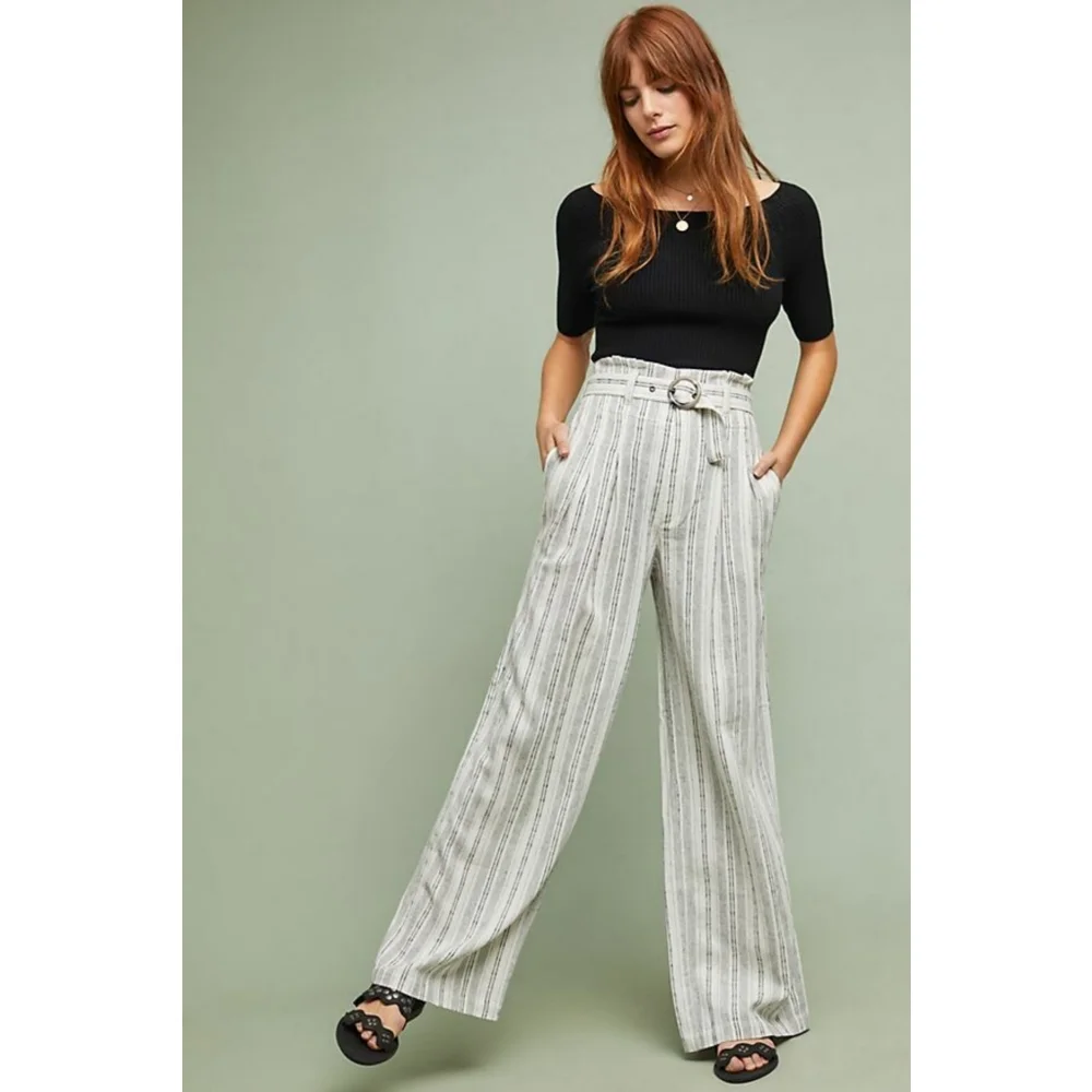 Anthropologie Mauritius Striped Pants